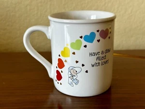 Vintage Hallmark Mug Mates “Have A Day Filled With Love/Rainbows Coffee/Tea Mug - Picture 1 of 8