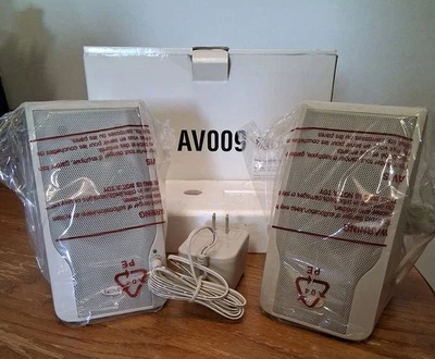 Advent Mini Bookshelf Multimedia Speakers AV009 Mini Wedge Satellite Design NIB - Image 1 of 4