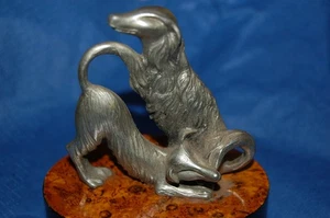 Les Etains du Prince, pewter figurine. Believe 2 Saluki dogs - Picture 1 of 1