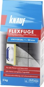 Knauf Fugenmörtel Flexfuge Universal 1 - 20 mm sandgrau 5 kg - Bild 1 von 5