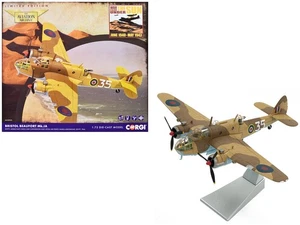1944 Bristol Beaufort MkIa Bomber EK979 RAF Diecast Model 1/72 Corgi Aviation... - Picture 1 of 6