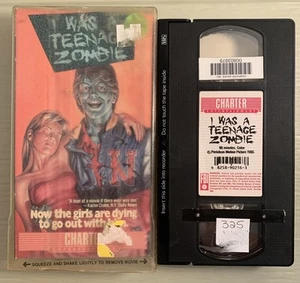 I WAS A TEENAGE ZOMBIE (1987) VHS Charter Horror Plastic Sleeve Cut Box See Pics - Picture 1 of 7