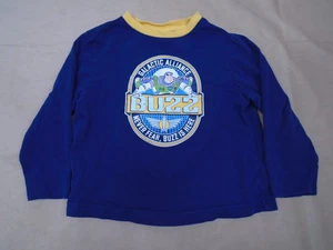 Vintage 90s Youth Disney Buzz Lightyear Graphic T Shirt Blue Size XS - Picture 1 of 7