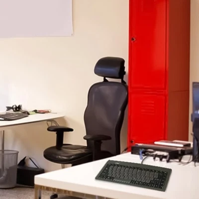 Ergonomic Mini 88Key USB Keyboard Ideal For Office And Industrial Applications - Image 1 of 4