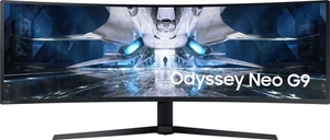 Samsung Odyssey Neo G9 49" Zakrzywiony monitor gamingowy 240Hz DQHD HDMI DP Używany - Zdjęcie 1 z 3