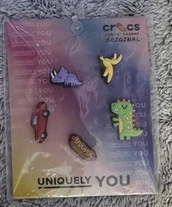 Crocs Jibbitz Charms Cartoon 5 Pack Shoe Charms NWT - Picture 1 of 3