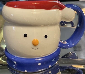 Vintage Snowman Mug Target 1990’s Cup 16 Oz. Ceramic Coffee Cup - Picture 1 of 6