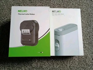 NELKO P110 Label Makers, Portable Bluetooth Thermal Label Printer, Label Lot - Picture 1 of 4