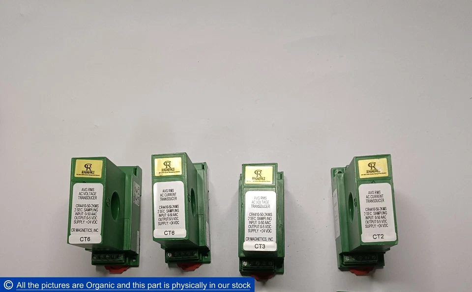 CR Magnetics CR4410-50-2KMS AC Voltage Transducer 0-5VDC CR4410502KMS Lot of 4 - Image 1 of 4