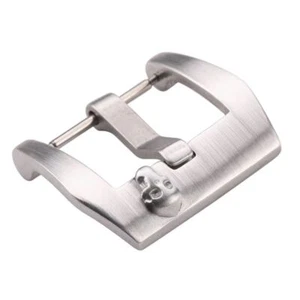 Fibbie Orologio Cranio Charn - Cinturino Cinturini Spazzolati Acciaio Inox 1pz - Foto 1 di 14