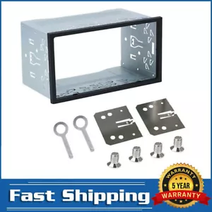 Universal Car Van Double 2 Din Stereo Radio Panel Mounting Cage Frame Bracket - Picture 1 of 13