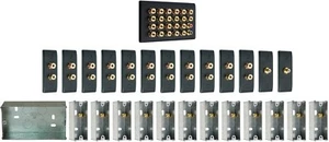 Kit piastra frontale parete altoparlante AV audio surround 11.2 nero opaco - NON SALDATO - Foto 1 di 9