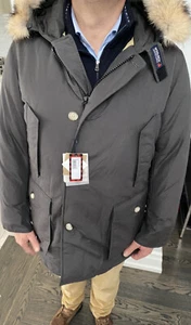 Woolrich Arctic Down Parka classic relax OLIVE made in Canada size S MSRP 945$ - Picture 1 of 14
