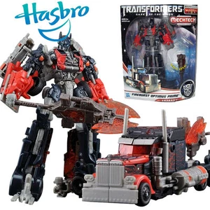 TRANSFORMERS MECHTECH FIREBURST OPTIMUS PRIME ROBOT TRUCK ACTION FIGURES KID TOY - Picture 1 of 4