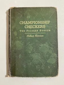 1942 Championship Checkers The Pioneer System von Arthur Reisman HB Erstausgabe - Bild 1 von 10