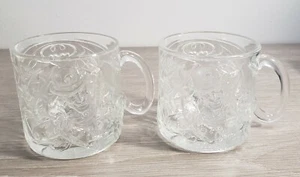 Lot of 2 Vintage Batman Forever McDonald's The Riddler Glass Mug - Picture 1 of 8