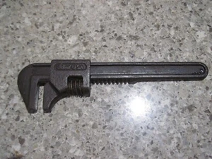 Vintage Ford Adjustable 8" Monkey Wrench "M" *VGC* - Picture 1 of 5