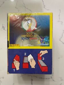Panini FIFA World Cup 2002 Stickers Factory Sealed Box Korea Japan Edition