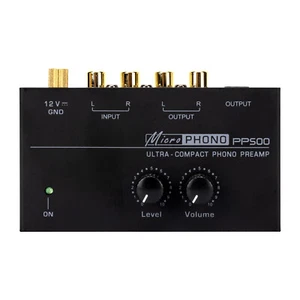 Preamplificatore phono ultracompatto con livello e controlli RCA E3F2 - Foto 1 di 3