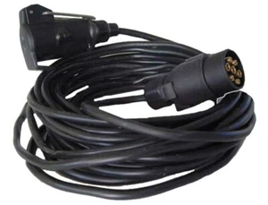 CAVO PROLUNGA RIMORCHIO PRESA E SPINA 7 POLI 7 M ACCESSORI CARRELLO BARCA - Imagen 1 de 1