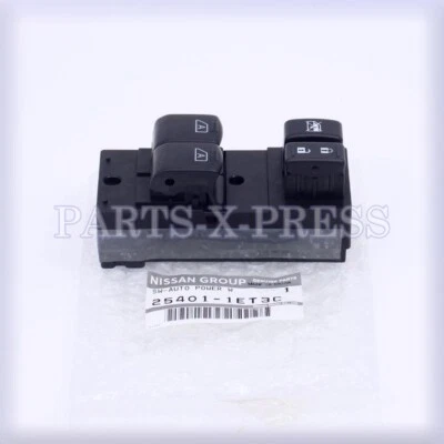 GENUINE OEM NISSAN 370Z 09-20 CONVERTIBLE DRIVER DOOR WINDOW SWITCH  25401-1ET3C - Image 1 of 4