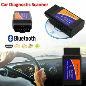 ELM327 Bluetooth OBD2 Car Diagnostics Scanner Code Reader Mobile Wireless V2.1 - Foto 1 di 5