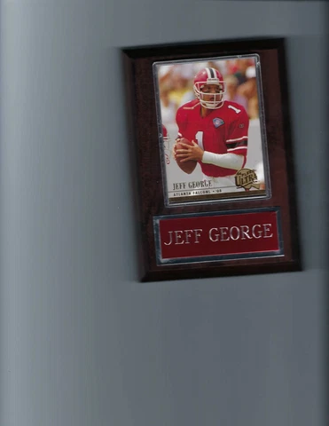 JEFF GEORGE PLAQUE ATLANTA FALCONS FOOTBALL NFL   C Cover