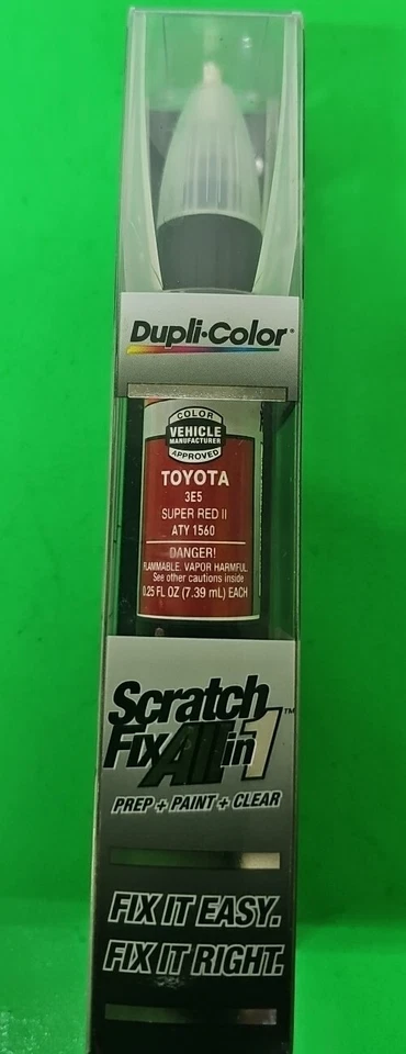 Duplicolor ATY1560 For Toyota Code 3E5 Super Red II Scratch Fix Touch Up Paint  - Image 1 of 1