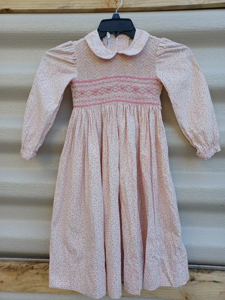 Vestido Floral Fancy Threads Diseñado por Maria Elena Niñas Pascua Calado 6 Foto 1 de 4