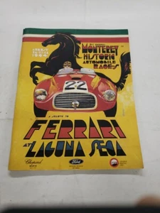 21ST ANNUAL MONTEREY HISTORIC AUTOMOBILE RACES 1994 Ferrari At Laguna Seca - Picture 1 of 2