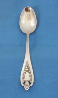 Серебряная посеребренная чайная ложка Rogers International 1911 Old Colony - Изображение 1 из 4