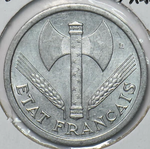 France 1943 2 Francs 292893 combine shipping - Picture 1 of 2