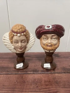 MCM Chalkeare Chess Pieces - King And Queen 1971 - Picture 1 of 6