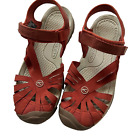 Keen Rose Sandals Size 8 Ankle Strap Burnt Orange - Red Toe Guard Outdoor