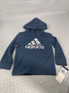 Adidas Little Boys 24M Pullover Hoodie Activewear - Picture 1 of 13