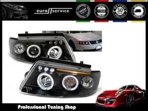 Phares Avant LPVW78 pour VW PASSAT B5 3B 1996 1997 1998 1999 2000 ANGEL EYES - Imagen 1 de 2