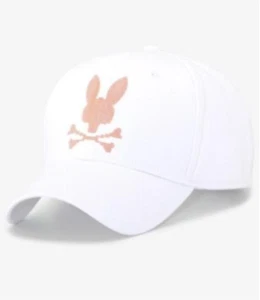 Gorra de béisbol Psycho Bunny para hombre Ian B6A352S1HT - 100 - Imagen 1 de 1