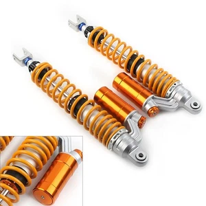 425mm Motorcycle ATV Air Shock Absorber Damper For Honda Yamaha Suzuki ATV Gold - Picture 1 of 9