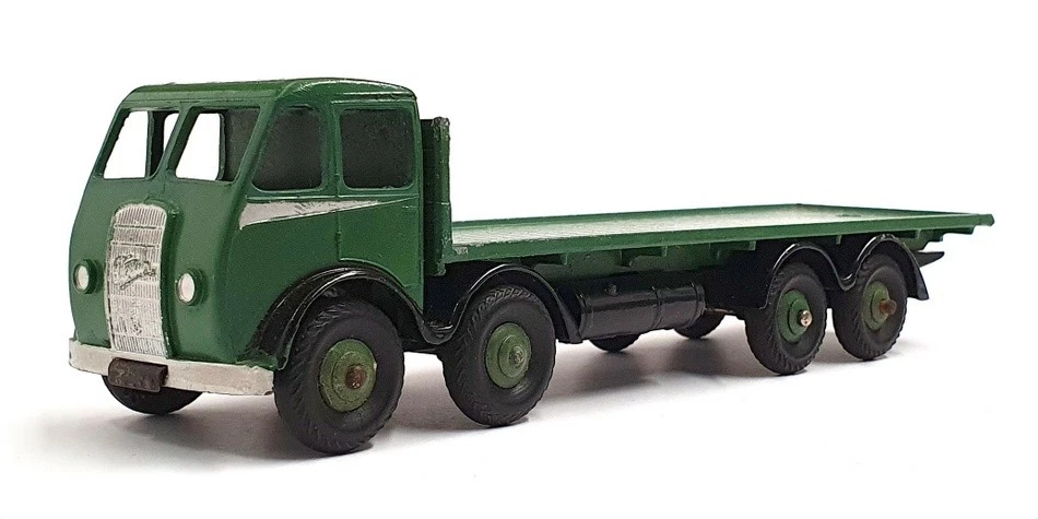 Dinky Supertoys 19 cm de largo original diecast 502 - camión plano Foden - verde Foto 1 de 4