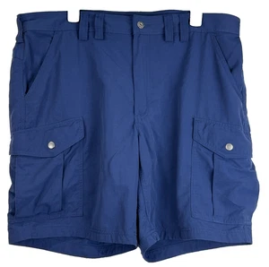 Duluth Trading Cargo Shorts Mens 40 Relaxed Fit Elastic Waist Blue - Bild 1 von 5