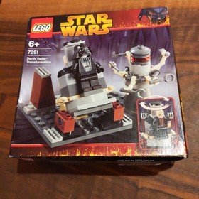 LEGO Star Wars Darth Vader Transformation 7251 In 2005 New Retired Sealed Bags