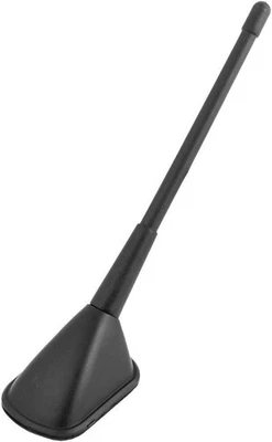 AUTUT Universal Decorative Car Antenna Black Plastic Stick-on Vehicle
