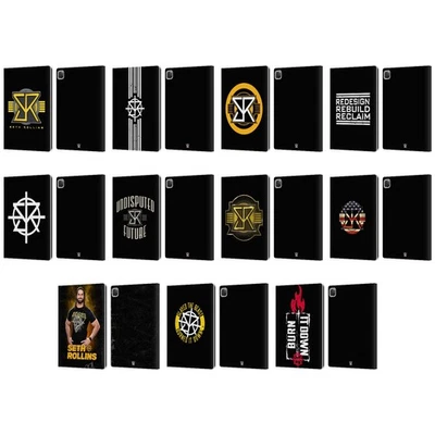 OFFICIAL WWE SETH ROLLINS LEATHER BOOK WALLET CASE COVER FOR APPLE iPAD - Image 1 of 4