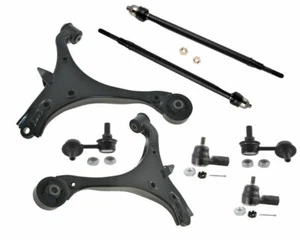 For ACURA RSX Front Lower Control Arms Inner Outer Tie Rods Sway Bar Link New - Picture 1 of 1