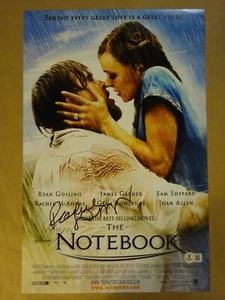 Signed Rachel McAdam Autographed The Notebook 11"x17" Photo Beckett BAS COA - Picture 1 of 5