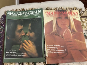 2 Lot Mann & Frau 1973 Zeitschriften, Beziehungen - Bild 1 von 4