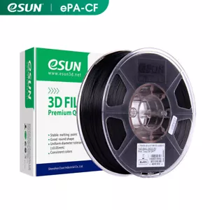 eSUN 1.75mm ePA-CF Carbon Fiber Filled Nylon Filament 1KG Spool Black 3D Printer - Picture 1 of 6