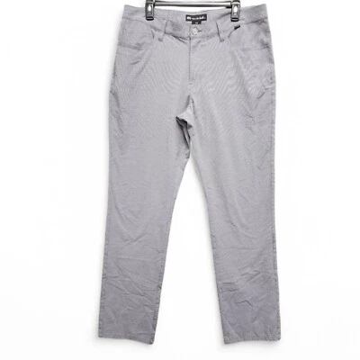 Pantalones de golf Travis Mathew para hombre 36x31 azules pierna recta elásticos micro rayas Foto 1 de 4