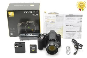 [ MINT/BOX ] Nikon COOLPIX P600 Black Digital Camera 16MP 60x Optical Zoom JAPAN - Picture 1 of 14