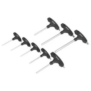 Sealey Hex Key Set 8pc T-Handle Metric Premier Comfort Grip Storage Stand - Picture 1 of 8